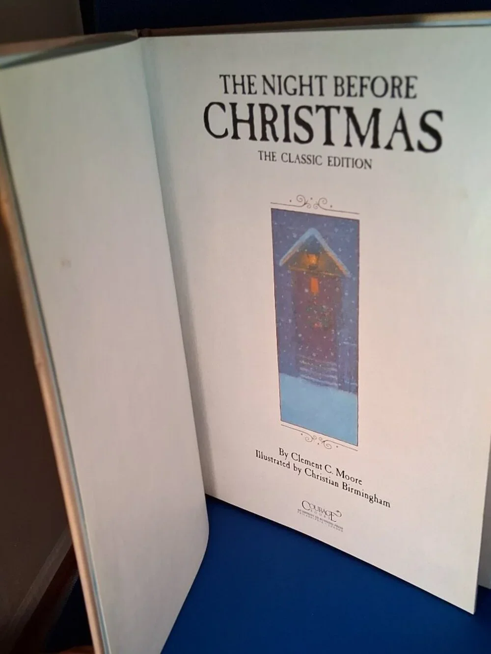 Vintage The Night Before Christmas Classic Edition Hardcover Book 1995